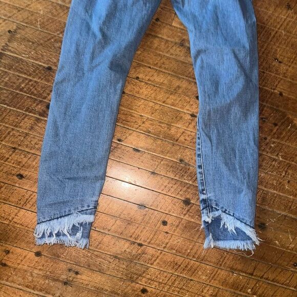 Kancan distressed slim tapered stacked hem 5/26 normcore jeans - Picture 4 of 4